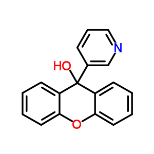 9-吡啶-3-基氧杂蒽-9-醇结构式_3704-83-4结构式