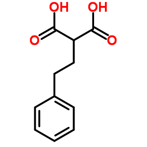 (2-苯基乙基)-丙二酸结构式_3709-21-5结构式