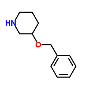 3-(苄氧基)哌啶盐酸盐结构式_37098-74-1结构式