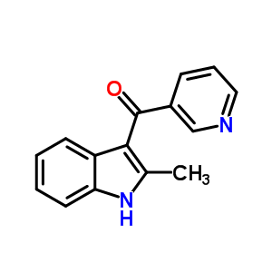 Methanone, (2-methyl-1h-indol-3-yl)-3-pyridinyl- Structure,37128-50-0Structure