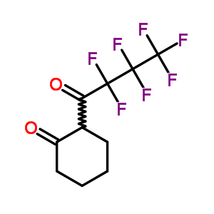 2-(全氟丁酰基)环己酮结构式_37172-87-5结构式