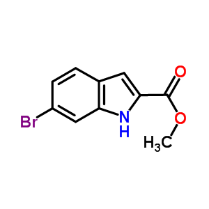 6-溴-1H-吲哚-2-羧酸甲酯结构式_372089-59-3结构式