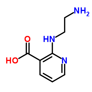 2-[(2-氨基乙基)氨基]烟酸结构式_374063-93-1结构式
