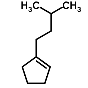 1-异戊基环戊烯结构式_37689-15-9结构式