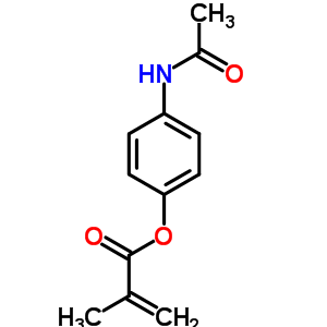 2-甲基-2-丙酸 4-(乙酰基氨基)苯酯结构式_37796-01-3结构式