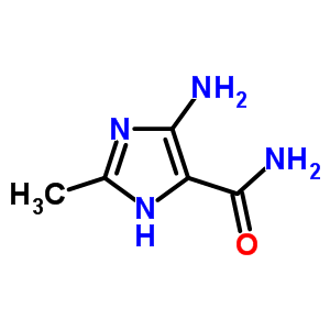 5-氨基-2-甲基-1H-咪唑-4-羧胺结构式_37800-98-9结构式