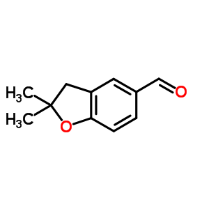 2,2-二甲基-2,3-二氢-1-苯并呋喃-5-甲醛结构式_38002-92-5结构式