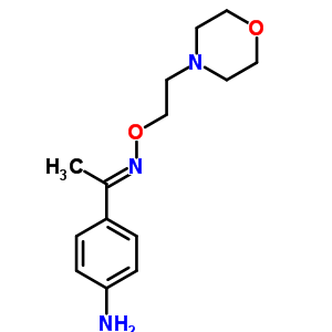 4-氨基苯乙酮 o-(2-吗啉乙基)肟结构式_38063-87-5结构式