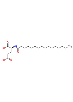 棕榈酰谷氨酸结构式_38079-66-2结构式