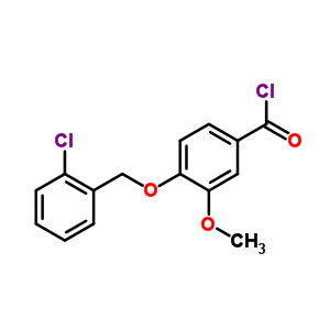 4-[(2-氯苄基)氧基]-3-甲氧基苯甲酰氯结构式_381205-83-0结构式