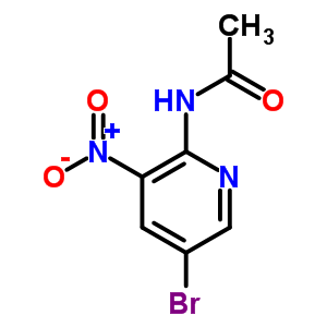 2-乙酰氨基-5-溴-3-硝基吡啶结构式_381679-24-9结构式