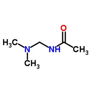 n-((二甲基氨基)甲基)-乙酰胺结构式_38221-31-7结构式