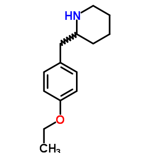 (9ci)-2-[(4-乙氧基苯基)甲基]-哌啶结构式_383128-59-4结构式