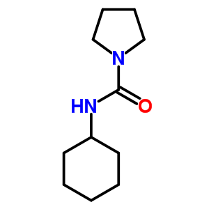 n-环己基-1-吡咯烷羧酰胺结构式_38313-19-8结构式