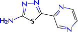 5-(2-吡嗪)-1,3,4-噻二唑-2-胺结构式_383130-62-9结构式