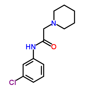 n-(3-氯苯基)-1-哌啶乙酰胺结构式_38367-19-0结构式