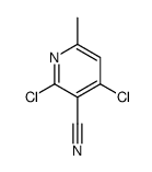 2,4-Dichloro-6-methyl-nicotinonitrile Structure,38367-36-1Structure