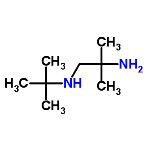 (2-氨基-2-甲基丙基)(叔丁基)胺结构式_38401-66-0结构式