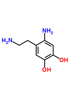 4-氨基-5-(2-氨基乙基)苯-1,2-二醇结构式_38411-80-2结构式