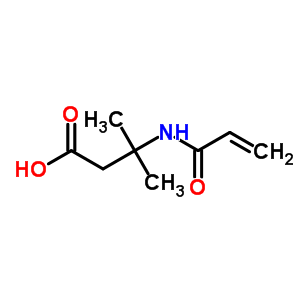 3-丙烯酰胺-3-甲基丁酸结构式_38486-53-2结构式