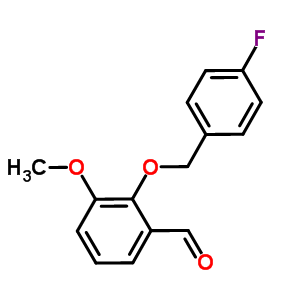 2-[(4-氟苄基)氧基]-3-甲氧基苯甲醛结构式_384860-70-2结构式