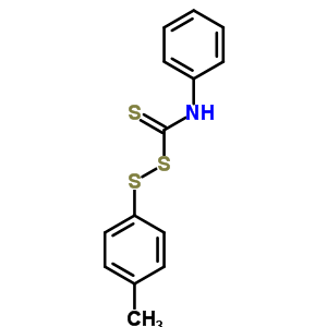 1-((苯胺羰基硫代)二硫代)-4-甲基苯结构式_38509-81-8结构式