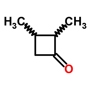 2A,3a-二甲基环丁烷酮结构式_38559-13-6结构式