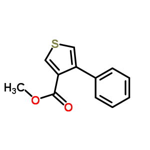 Methyl 4-phenylthiophene-3-carboxylate Structure,38695-71-5Structure