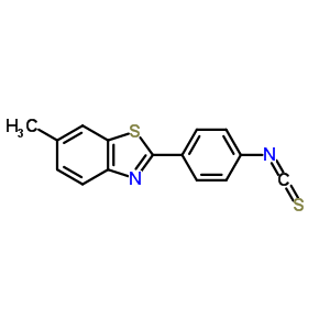 2-(4-Isothiocyanato-phenyl)-6-methyl-benzothiazole Structure,38985-69-2Structure