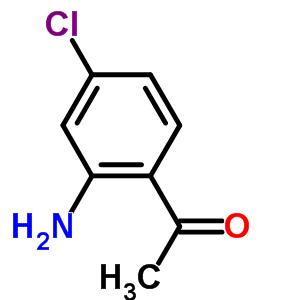 1-(2-氨基-4-氯苯基)乙酮结构式_39061-72-8结构式