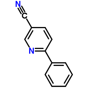 6-苯基烟腈结构式_39065-54-8结构式