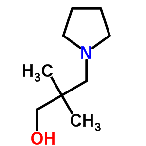 b,b-二甲基-1-吡咯烷丙醇结构式_39067-46-4结构式