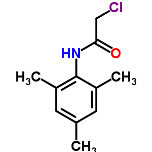 2-氯-n-(2,4,6-三甲基-苯基)-乙酰胺结构式_3910-51-8结构式