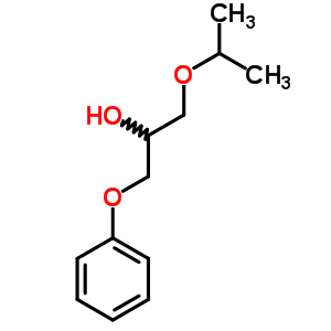 1-苯氧基-3-异丙氧基-2-丙醇结构式_39144-30-4结构式
