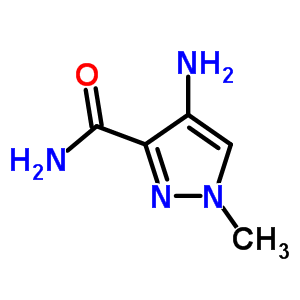 4-氨基-1-甲基-1H-吡唑-3-羧酰胺结构式_3920-40-9结构式