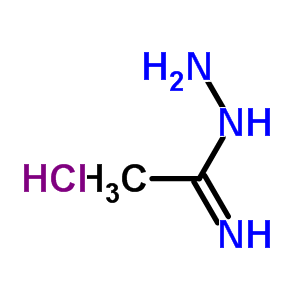 乙酰亚氨肼盐酸盐结构式_39254-63-2结构式