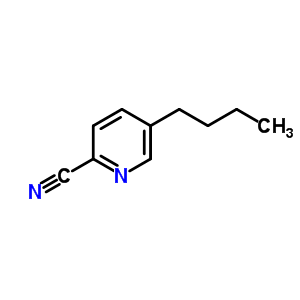 5-丁基-2-吡啶甲腈结构式_39256-40-1结构式