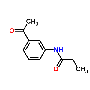 N-(3-乙酰基苯基)丙酰胺结构式_39569-28-3结构式