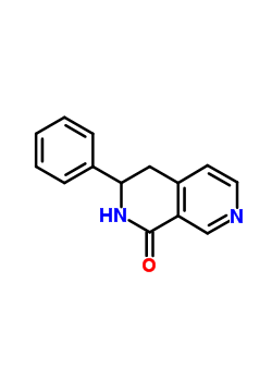 3-苯基-3,4-二氢-2H-2,7-萘啶-1-酮结构式_39585-65-4结构式