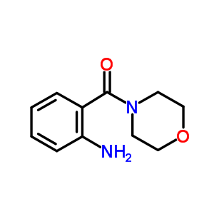 [2-(吗啉-4-羰基)苯基]胺结构式_39630-24-5结构式