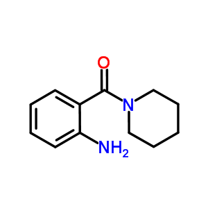 (2-氨基苯基)-(1-哌啶)甲酮结构式_39630-25-6结构式