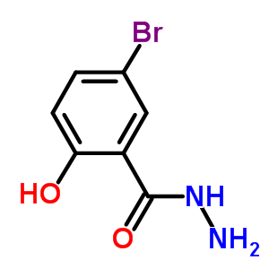 5-溴-2-羟基苯并肼结构式_39635-10-4结构式