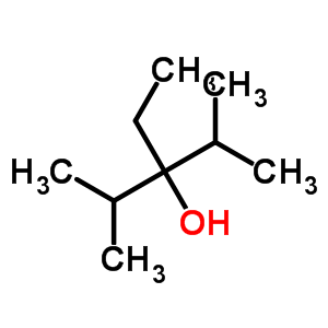 3-乙基-2,4-二甲基-3-戊醇结构式_3970-59-0结构式