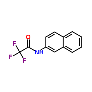 2,2,2-三氟-N-2-萘-乙酰胺结构式_398-48-1结构式
