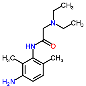 3-氨基利多卡因结构式_39942-50-2结构式