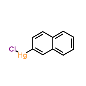 氯-2-萘-汞结构式_39966-41-1结构式
