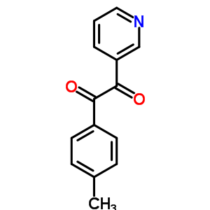 1-吡啶-3-基-2-对甲苯-1,2-乙二酮结构式_40061-31-2结构式