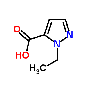 1-乙基-1H-吡唑-5-羧酸结构式_400755-43-3结构式