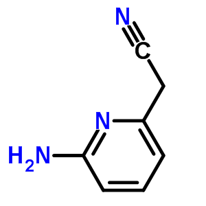 2-(6-氨基吡啶-2-基)乙腈结构式_400776-68-3结构式