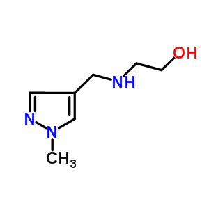 2-{[(1-甲基-1H-吡唑-4-基)甲基]氨基}乙醇双盐酸盐结构式_400877-07-8结构式